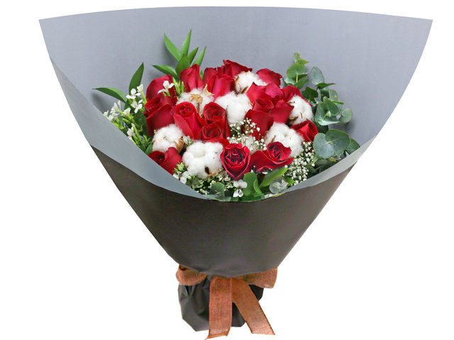 Florist Flower Bouquet - Italy style rose bouquet florist  RD32 - L76604582 Photo