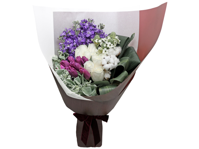 Florist Flower Bouquet - Italy style rose florist bouquet RD16 - L76604351 Photo