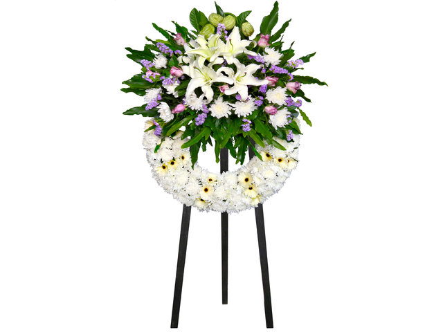 Funeral Flower - Funeral Wreath 5 - L11629 Photo