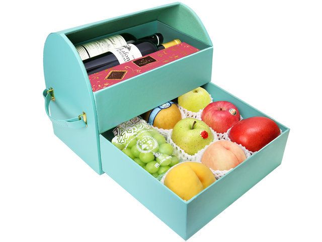 Mid-Autumn Gift Hamper - Mid Autumn Double Deck Fruit Hamper C9 - M30809A2 Photo