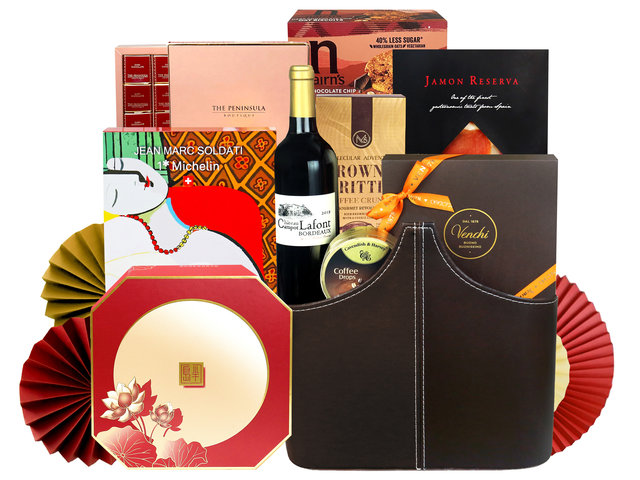 Mid-Autumn Gift Hamper - Mid Autumn Wine And Food Hamper MA01 - MH0803A1 Photo